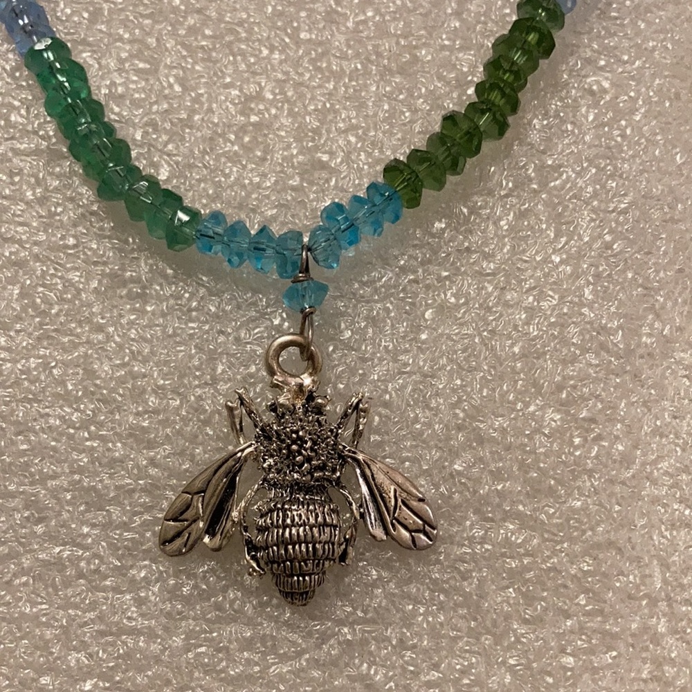 Bee and Crystal Necklace - Picture 1 of 5